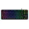 Tastiera Newskill NS-KB-GUNGNYRT-GAT-R Nero Qwerty in Spagnolo QWERTY