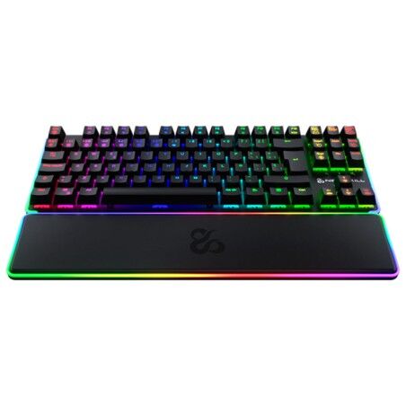 Tastiera Newskill NS-KB-GUNGNYRT-GAT-R Nero Qwerty in Spagnolo QWERTY