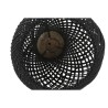 Paralume Home ESPRIT Nero Bambù teak 35 x 35 x 85 cm (2 Unità)