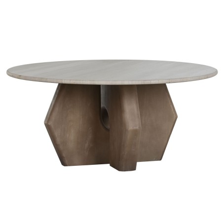 Tavolino da Caffè Home ESPRIT Marrone Beige 91 x 91 x 40 cm