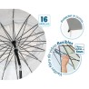 Ombrellone Grigio Ø 240 cm SPF50+ Boho