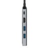 Hub USB Aisens ASUC-5P003-GR Grigio 100 W
