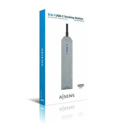 Hub USB Aisens ASUC-5P003-GR Grigio 100 W
