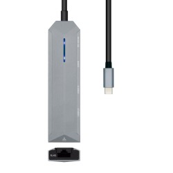 Hub USB Aisens ASUC-5P003-GR Grigio 100 W