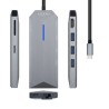 Hub USB Aisens ASUC-8P004-GR Grigio 100 W 4K Ultra HD