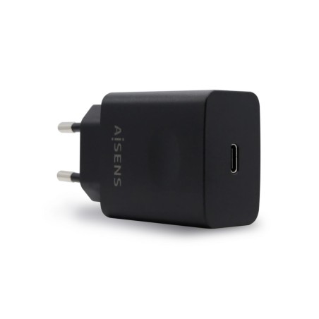 Caricabatterie da Parete Aisens ASCH-1PD20-BK Nero 20 W USB-C