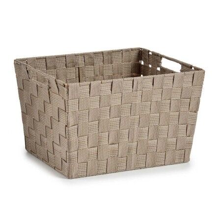 Cesto per i Panni Kipit A3-6875 Beige Stoffa 10 L 25 x 20 x 35,5 cm (12 Unità)