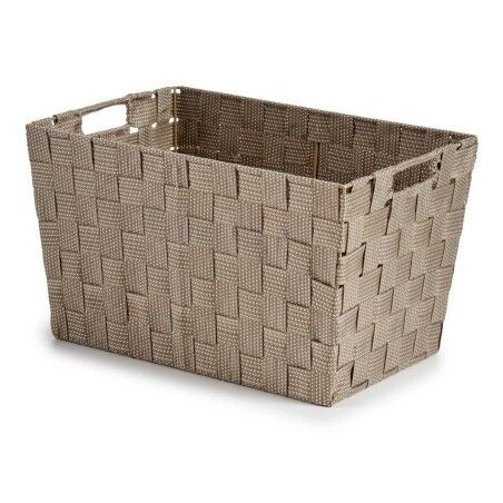 Cesto per i Panni Kipit A3-6875 Beige Stoffa 10 L 25 x 20 x 35,5 cm (12 Unità)