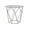 Tavolo aggiuntivo DKD Home Decor 8424001820351 Cristallo Nero Dorato Metallo (70 x 70 x 60 cm)