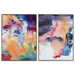 Quadro Home ESPRIT Città Laccato 63 x 3,5 x 83 cm (2 Unità)