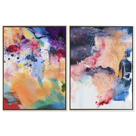 Quadro Home ESPRIT Città Laccato 63 x 3,5 x 83 cm (2 Unità)