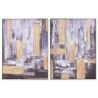 Quadro Home ESPRIT Astratto Moderno 62 x 4,5 x 82 cm (2 Unità)
