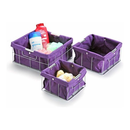 Set di Scatole per Sistemare Impilabili Versa VS-10650020 26 x 12 x 26 cm
