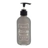 Dispenser di Sapone Berilo Nero Grigio Vetro polipropilene 250 ml