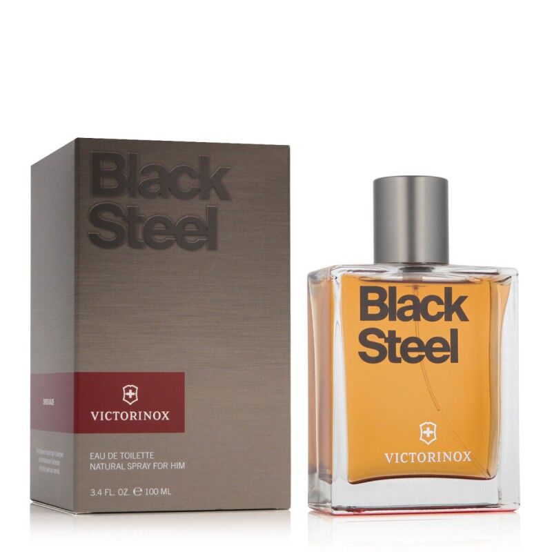Profumo Uomo Victorinox EDT Black Steel 100 ml Profumo Uomo Victorinox EDT Black Steel 100 ml