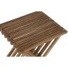 Tavolo aggiuntivo Home ESPRIT Naturale Teca 40 x 35 x 45 cm