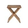 Tavolo aggiuntivo Home ESPRIT Naturale Teca 40 x 35 x 45 cm