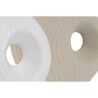 Vaso Home ESPRIT Bianco Beige Gres 33 x 15 x 34 cm (2 Unità)