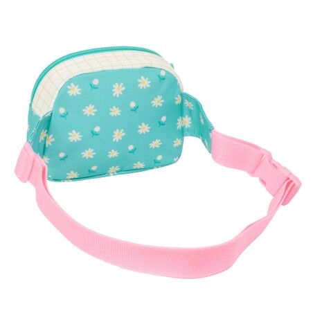 Marsupio Peppa Pig Pretty flowers Giallo Menta 14 x 11 x 4 cm