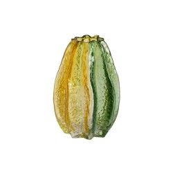 Vaso Giallo Verde Cristallo