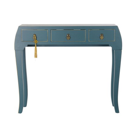 Ingresso DKD Home Decor Azzurro Dorato 96 x 26 x 80 cm