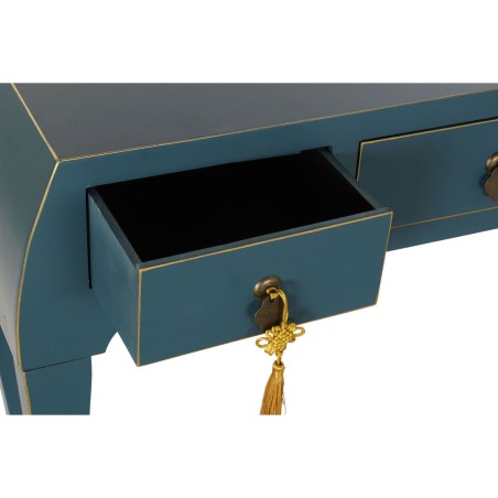 Ingresso DKD Home Decor Azzurro Dorato 96 x 26 x 80 cm