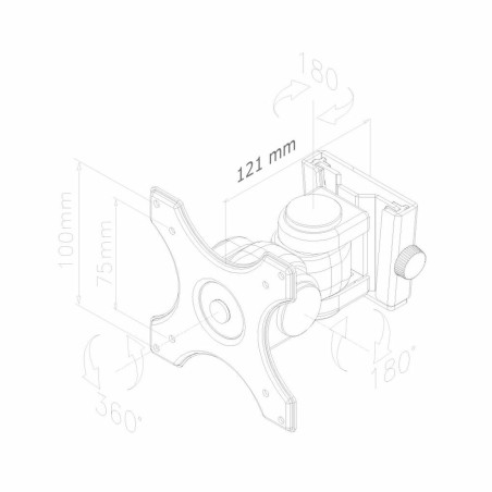 Supporto TV Neomounts FPMA-W250BLACK      