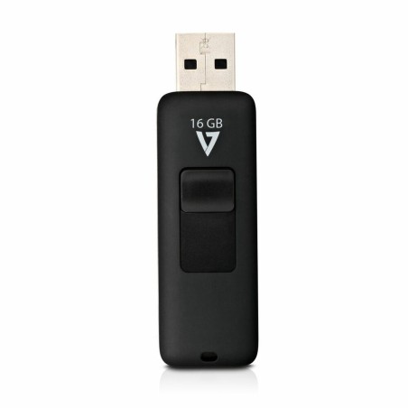 Scheda Di Memoria Micro SD con Adattatore V7 VF216GAR-3E 16 GB Nero