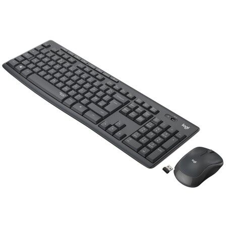 Tastiera Logitech 920-009803 Grafite Qwerty in Spagnolo AZERTY