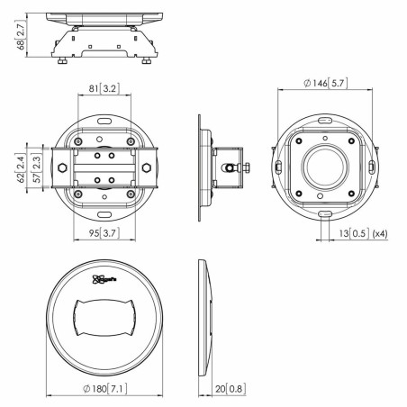 Supporto TV Vogel's PUC 1065
