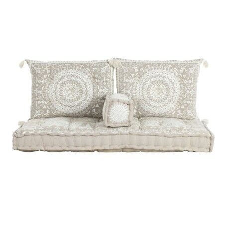 Poltrona da giardino DKD Home Decor Beige 155 x 76 x 65 cm