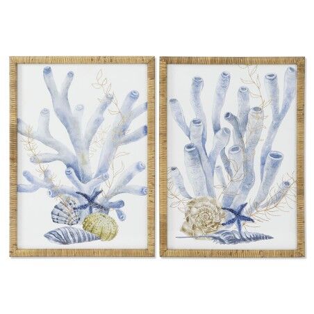 Quadro Home ESPRIT Mediterraneo 50 x 2,5 x 70 cm (2 Unità)