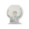 Lampada da tavolo Home ESPRIT Bianco Dorato Resina Plastica 220 V 14 x 14 x 32 cm