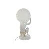 Lampada da tavolo Home ESPRIT Bianco Dorato Resina Plastica 220 V 14 x 14 x 32 cm
