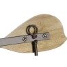 Appendiabiti da parete Home ESPRIT Bianco Blu cielo Metallo Legno di paulownia Balena 45 x 10 x 17,5 cm (2 Unità)