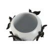 Vaso Home ESPRIT Bianco Nero Gres Moderno 29 X 29 X 21,5 cm