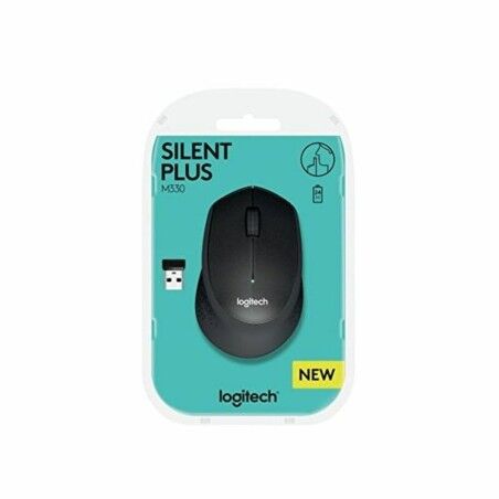 Mouse Ottico Wireless Logitech 910-004909 1000 dpi Nero