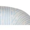 Divano DKD Home Decor Azzurro Bianco Blu cielo Metallo Righe Mediterraneo 130 x 68 x 78 cm
