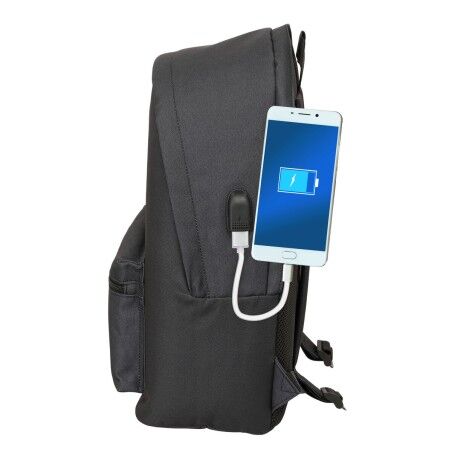 Zaino per Portatile Harper & Neyer +usb harper & neyer Nero 31 x 44 x 18 cm
