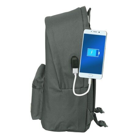 Zaino per Portatile Harper & Neyer +usb harper & neyer Grigio 31 x 44 x 18 cm