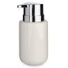 Dispenser di Sapone Berilo J1017-A-BLANCO Bianco Argentato Metallo Ceramica 300 ml 7 x 14,5 x 8,5 cm (6 Unità)
