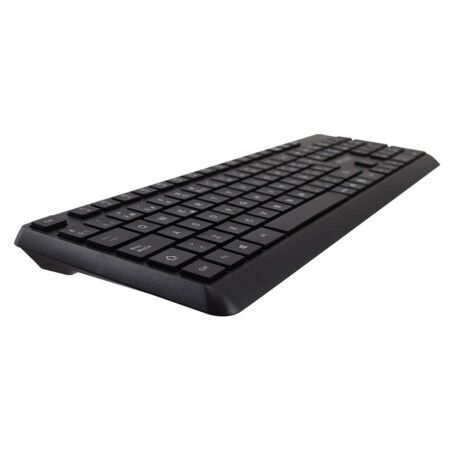 Tastiera e Mouse V7 CKW350ES Nero Qwerty in Spagnolo
