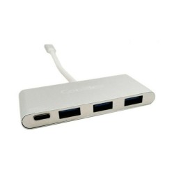 Hub USB C CoolBox COO-HUC3U3PD Alluminio