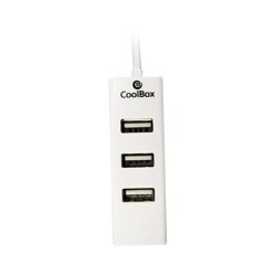 Hub USB CoolBox COO-UPH190 Bianco