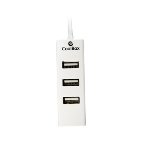 Hub USB CoolBox COO-UPH190 Bianco