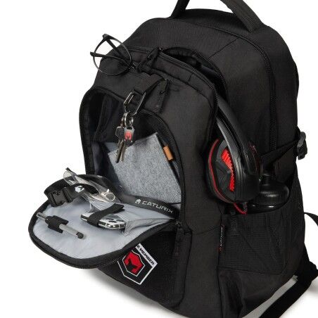 Zaino per Portatile Caturix CTRX-12 Nero