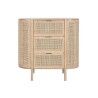 Cassettiera Home ESPRIT Naturale Legno d'albero della gomma Moderno 80 x 39 x 80 cm