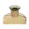Vaso Home ESPRIT Giallo Corda Vetro Temperato 25 x 25 x 75 cm