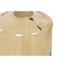 Vaso Home ESPRIT Giallo Corda Vetro Temperato 25 x 25 x 75 cm