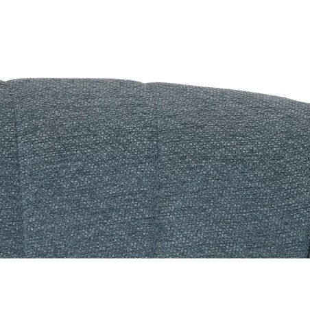 Divano DKD Home Decor Azzurro Nero Schiuma Legno Metallo Velluto Scandi 129 x 75 x 73 cm